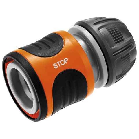 Conector acople rápido Aqua Stop 1/2" a 5/8" Gardena 18213