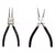Pinza Seeger interna Hamilton 7" 175 mm / Acero cromo vanadio - Magno Company
