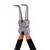 Pinza Seeger interna curva Hamilton 7" 175 mm / Acero vanadio - Magno Company
