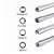 Set 4 destornilladores Niwa (Simple D / Pac Man / Estriado / Doble D) - comprar online