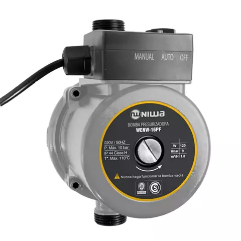 Bomba presurizadora Niwa WENW-16PF 0,16 HP 9 m - comprar online
