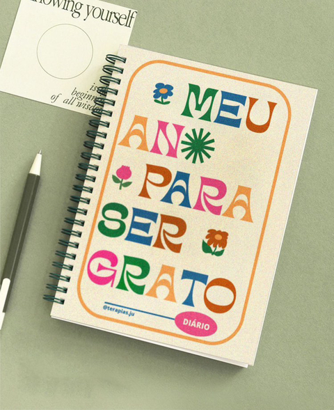 Diário/Planner (um ano para ser grato)