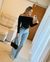 Calça Jeans Wid Leg na internet