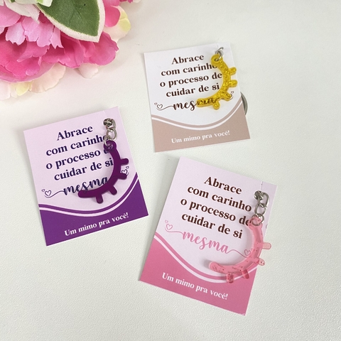 Card Mini Chaveiro Cílios