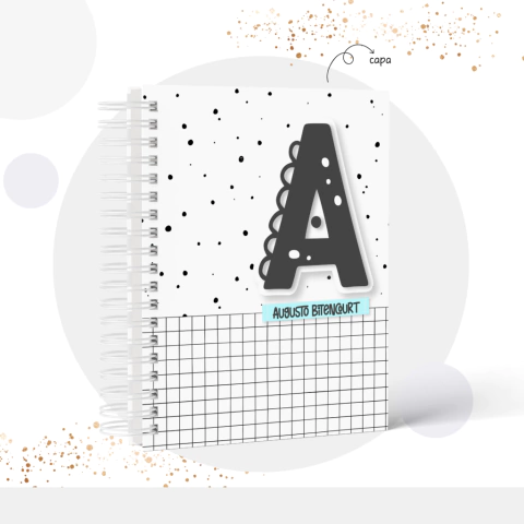 Caderno Alfabeto Teen Masculino