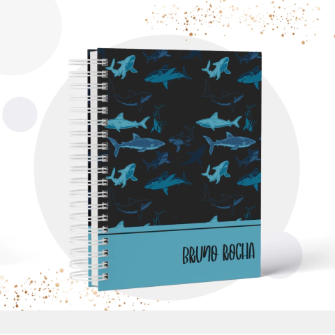 Caderno Teen Masculino (Tubarão)