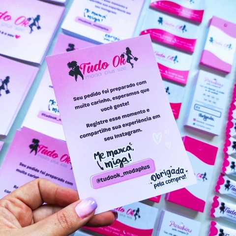 Cartão de Agradecimento Personalizado