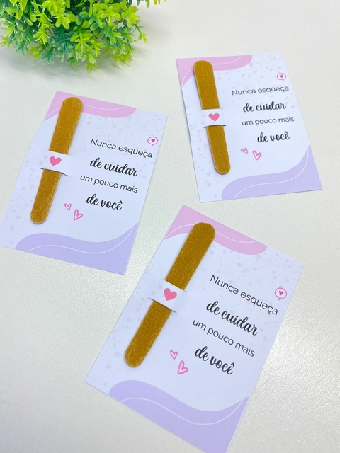 Card Mini Lixa - Pronta Entrega