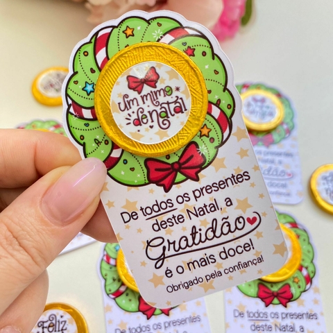 Guirlanda com Moeda de Chocolate