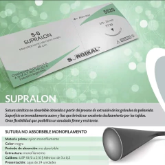 SUTURA NYLON SUPRALON SURGIKAL - tienda online