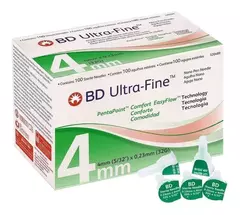 AGUJA APLICACION INSULINA ULTRAFINE X100U BD en internet