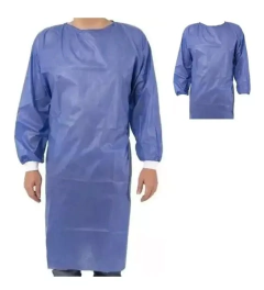 ROPA CAMISOLIN TELA SMS PUÑO ALGODÓN 30GR