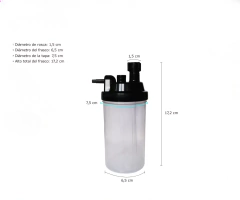 FRASCO HUMIDIFICADOR A BURBUJA 250ML HSINER - comprar online