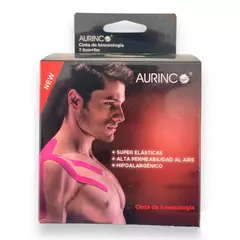 CINTA ADHESIVA ELASTICA NEUROMUSCULAR AURINCO