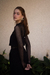 Blusa Tule Preto - Manto Atelier