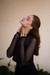 Blusa Tule Preto