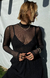 Blusa Tule Preto - comprar online