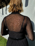 Blusa Tule Preto - Manto Atelier
