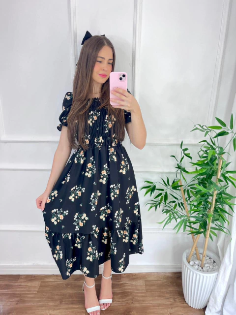 Vestido Priscila - Floral 01