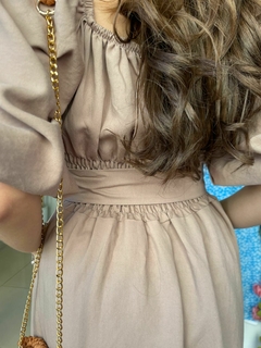Vestido Rafaela - Areia
