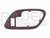 MANIJA BISEL CV CHEYENNE/CUSTOM 95-98/SUBURBAN/TAHOE/SIERRA/YUKON/ESCALADE 95-99 INTERIOR TINTO P/SEGURO DER
