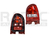 CALAVERA VW POINTER 00-05 BLANCO/ROJO S/FOCO DEPO DER
