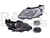 FARO VW GOL 08-12/SAVEIRO PICK UP 10-13 UN AS S/FOCO DEPO IZQ