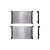 RADIADOR GM C3500 MICROBUS 6.0L 11-18 S/GOLLETE CON OREJAS SUPERIOR 34X23 1/4 T/SOLDAD