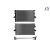 RADIADOR VW EUROVAN 1.9 STD 05-10 STD C/CLIMA S/GOLLETE 27 15/16X18 1/2X32MM T/SOLDADO