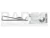 GRAPA DOBLE PARA PIJA UN #8 LARGA 14mm ZINC BRILLANTE USA 25PZ