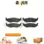BALATAS TRASERAS DODGE RAM 1500 03-18 RAM VAN 1500 03-04 (166.40MM)= 7867