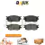 BALATAS DELANTERAS DODGE ATTITUDE 06-11 JAC J4 (129.80MM)ACCENT RIO 06-11