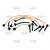 CABLES P/BUJIAS FORD CONTOUR MYSTIQUE 2.5L 95-00 L6235