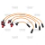 CABLES P/BUJIAS VW SEDAN 1.6L 90-04 ELECTRONICO C/BRINCADOR TIPO ORIGINAL L1172