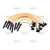 CABLES P/BUJIAS FORD RANGER 2.3L 2.5L 95-01 (8 CABLES)