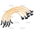 CABLES P/BUJIAS FORD RANGER 3.0L 98-00 CAPUCHON GRANDE