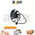 MOTOR VENTILADOR VW GOLF JETTA 00-07 A4 CLASICO 08-15 AUXILIAR CLIMA 290MM 9 ASPAS GRANDE 4352704
