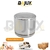 PISTON CALIPER TRAS DODGE SHADOW SPIRIT PHANTOM 89-94 D33.92MM A49MM 7303-D415 PK-409