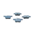 BALATAS TRASERAS VW JETTA NUEVO 19-20 TIGUAN 18-20 Q2 18-20 AUDI A3 15-20 (122.90MM)9326