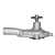 BOMBA AGUA DODGE D150 225 INCLINADO 62-91 (=P679)