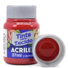 Tinta para Tecido Acrilex Fosca 37ml