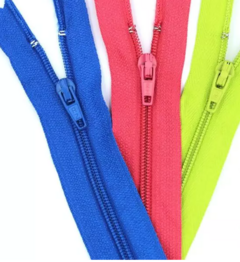 Zíper Nylon Fino Fixo de 10 cm