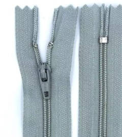 Zíper Nylon Fino Fixo de 12 cm - Retrato da Moda Aviamentos/Armarinhos