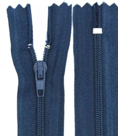 Zíper Nylon Fino Fixo de 10 cm - Retrato da Moda Aviamentos/Armarinhos