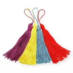 Franja Pingente Tassel Seda 8cm