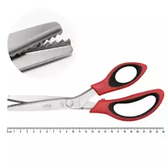 Tesoura de Picotar Arte Punto Vermelho 9-1/2 24cm - comprar online