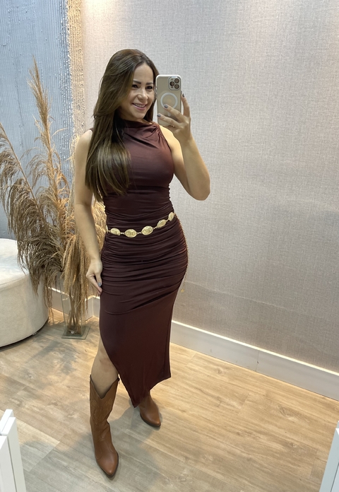 Vestido drapeado - comprar online
