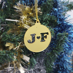 Bola Natal Iniciais - comprar online
