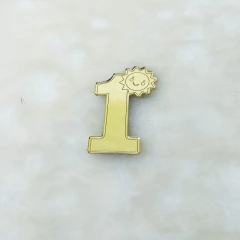 10 - Aplique Numero 1 Minha Primeira Volta ao Sol - comprar online