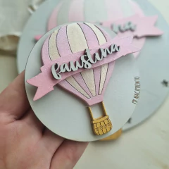 Souvenir Globo Aerostatico rosa